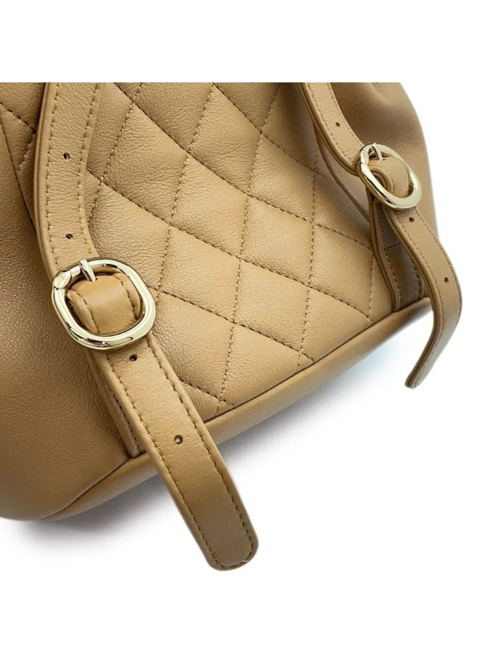 Chanel Backpack Quilted CC Logo Lambskin